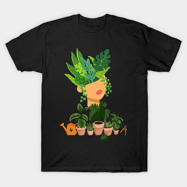 plants lover T-Shirt by lazykitty